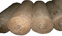 burlap cloth in rolls